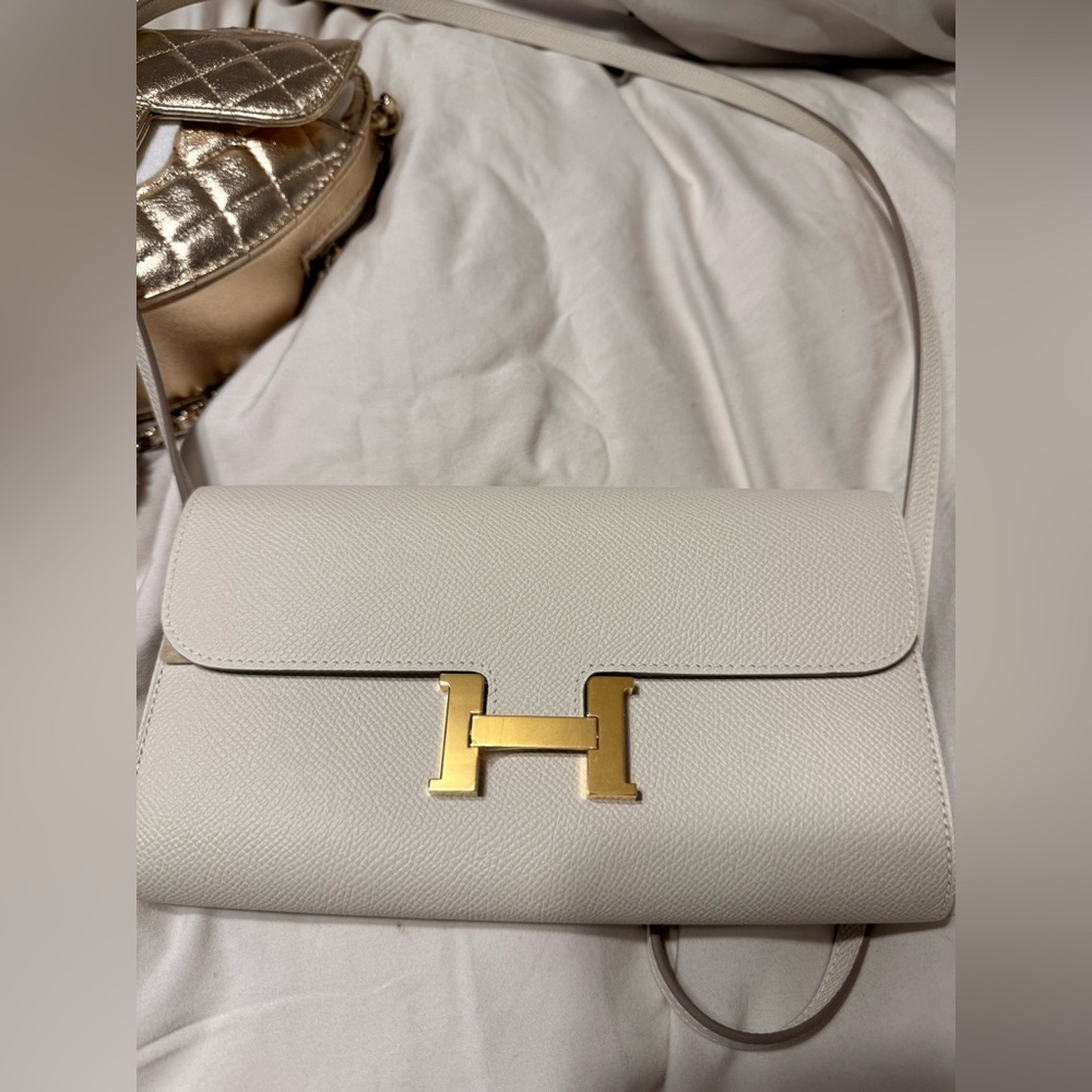 Hermes Constance To Go Craie Epsom Crossbody Bag